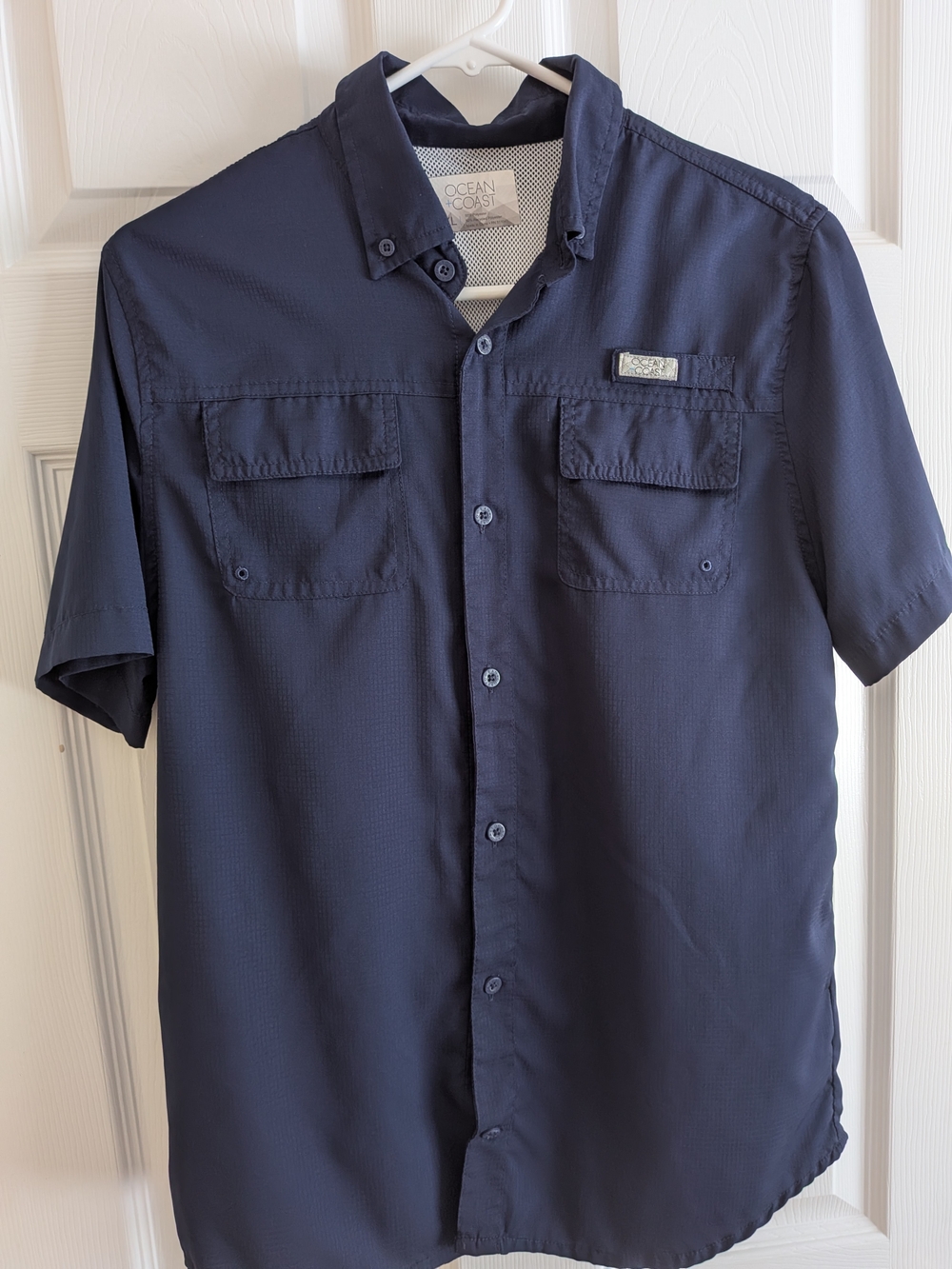 Boy's Short-Sleeve Button-Up Shirt - Navy Southern Outfitters